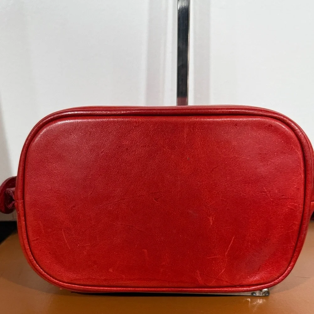 Cardon Red Leather Crossbody Bag - Picture 3 of 7